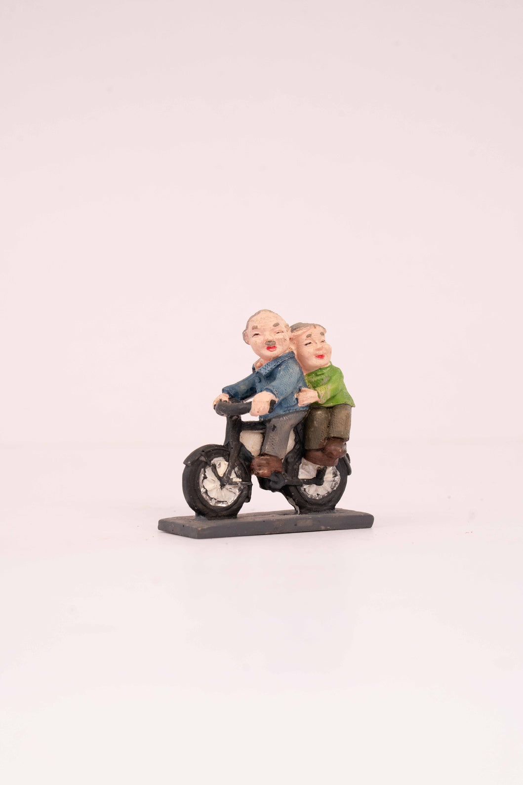 Couple On a Scooter Miniature