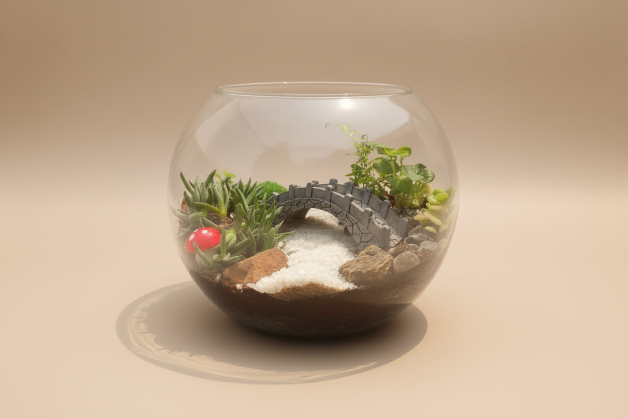 6 Inch with Bridge and Water
