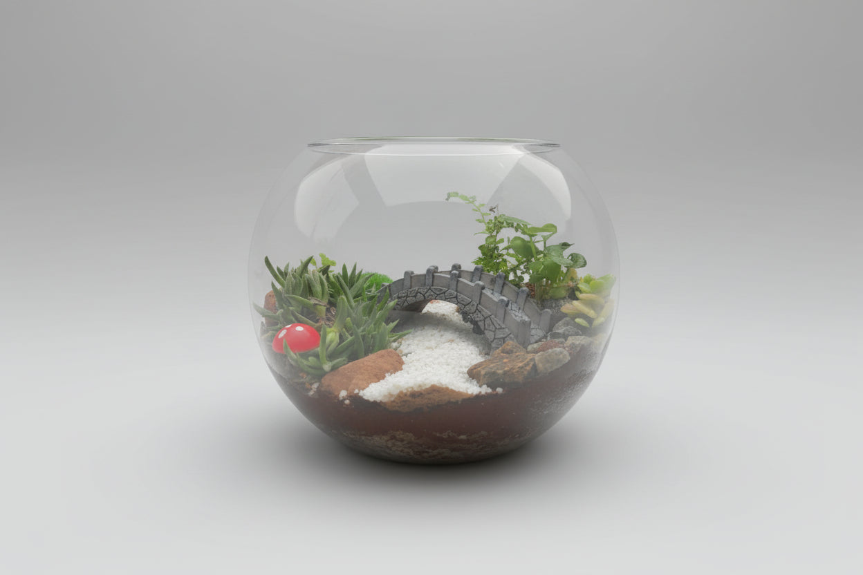 6 Inch with Bridge and Water