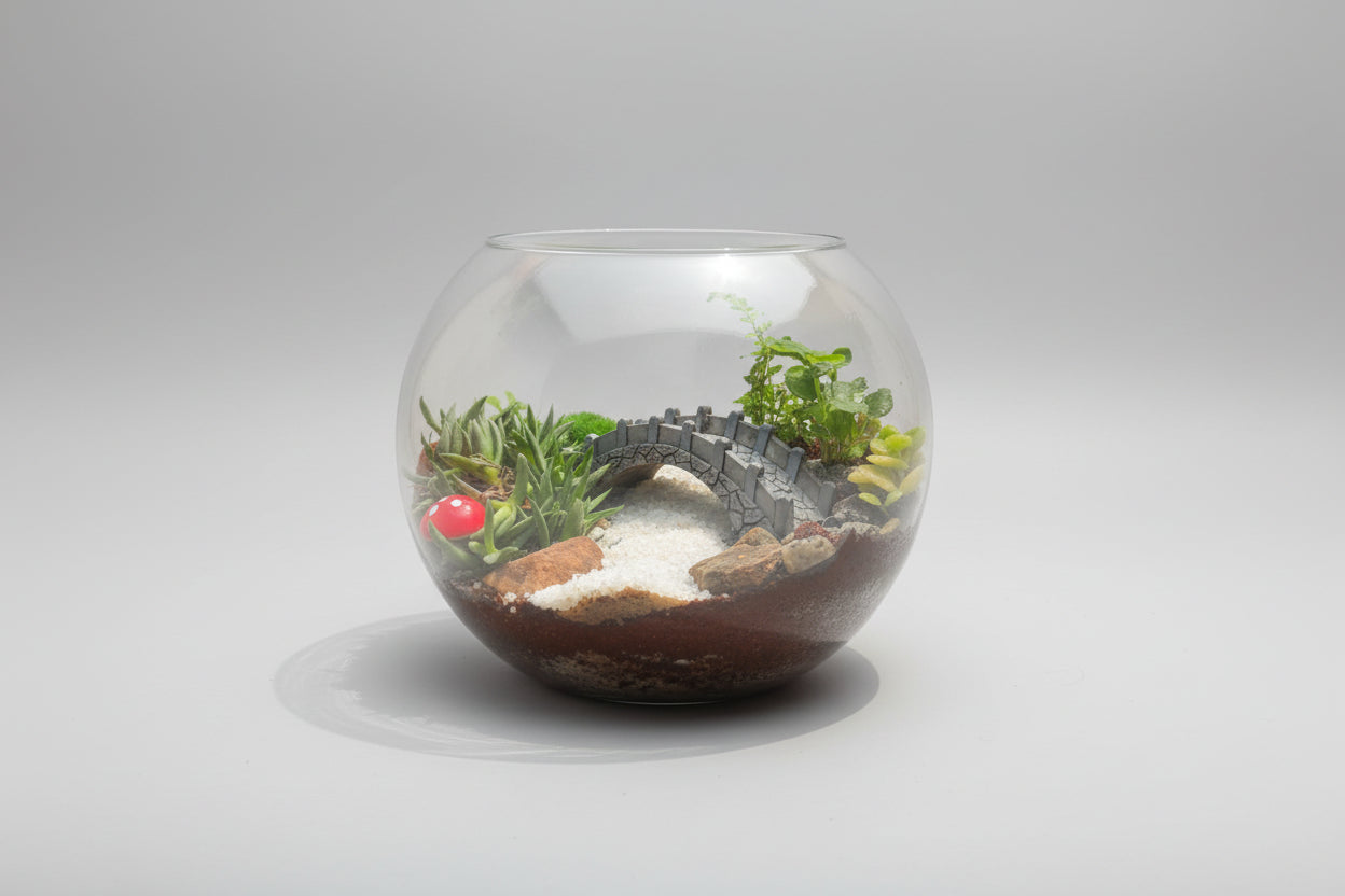6 Inch with Bridge and Water