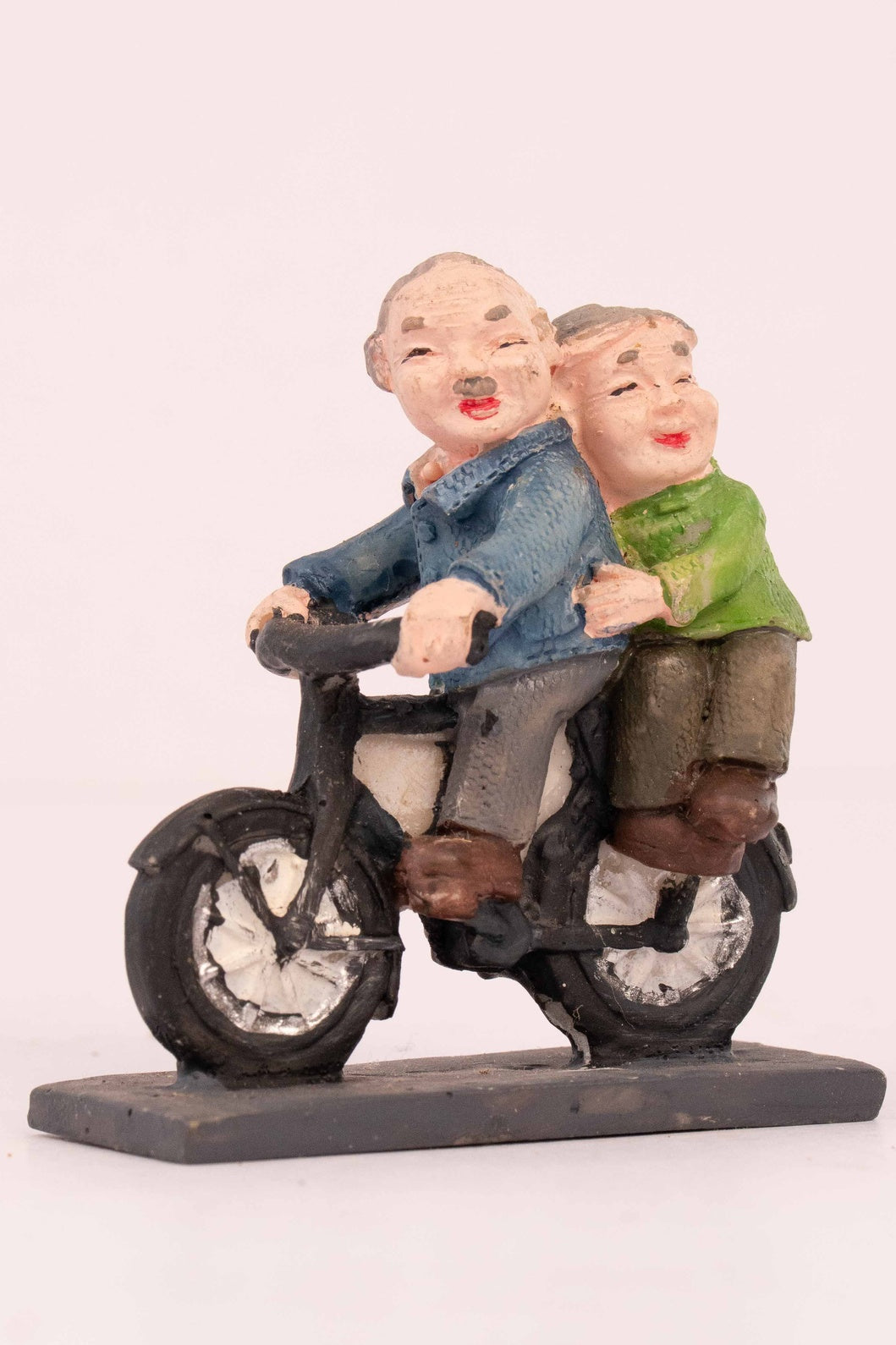 Couple On a Scooter Miniature