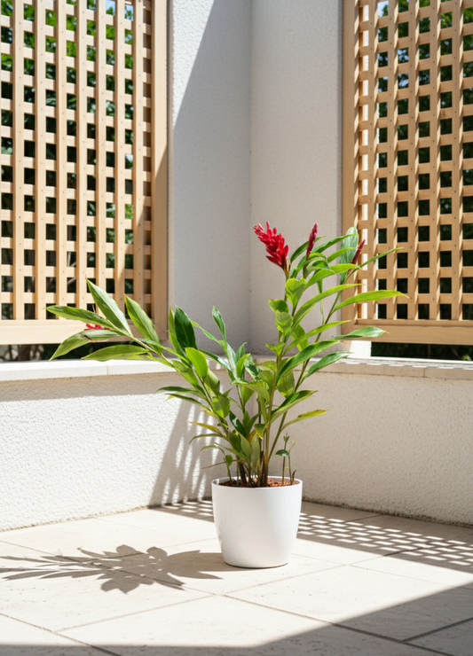 Red ginger Lily -Alpinia purpurata